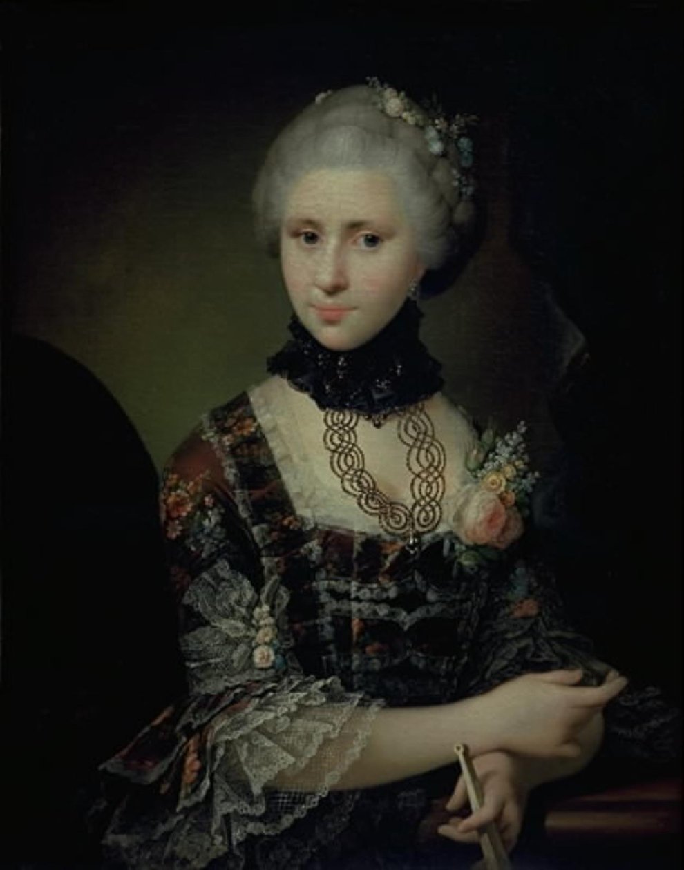 Cathrine Sophie Kirchhoff, ur. Christensena autorstwa Jens Juel
