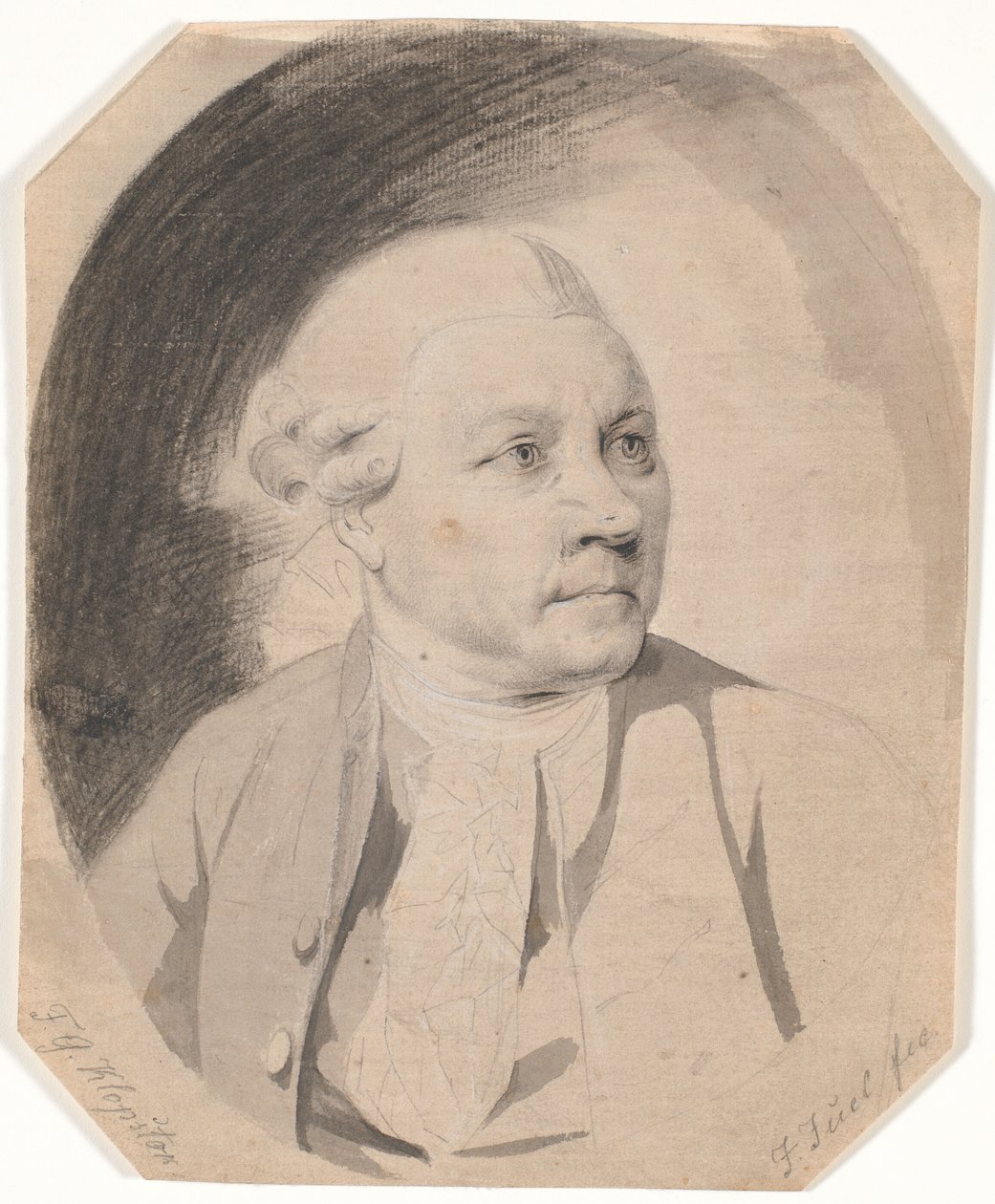 Portret poety F.G. Klopstock (1724-1803) autorstwa Jens Juel