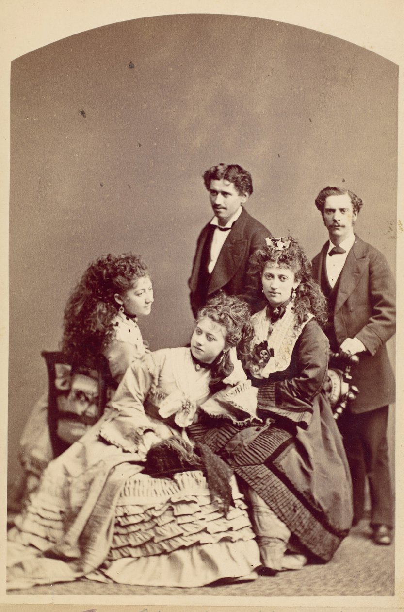 Wohes Family, Nowy Jork, lata 70. XIX wieku. autorstwa Jeremiah Gurney