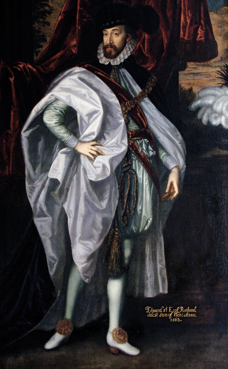 Edward Manners, 3. hrabia Rutland, c.1675 autorstwa Jeremias van der Eyden