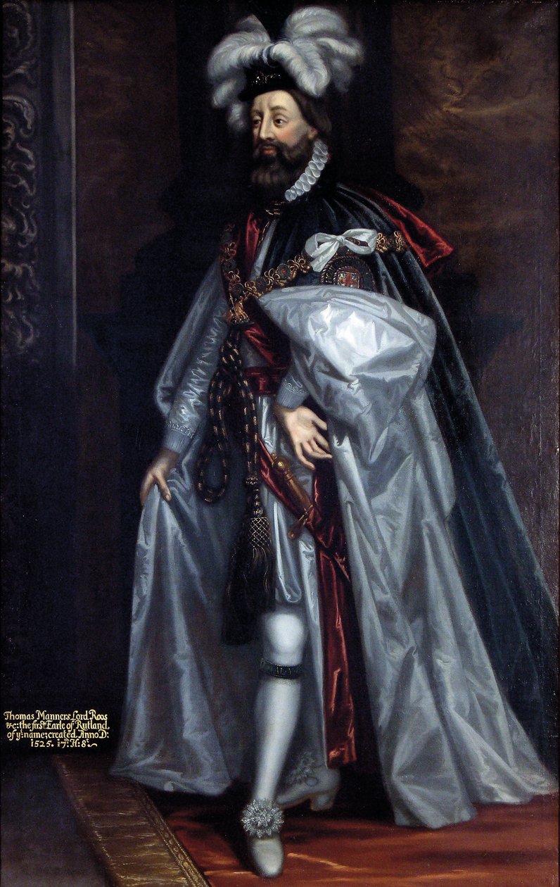 Sir Thomas Manners, 1. hrabia Rutland, c.1675 autorstwa Jeremias van der Eyden