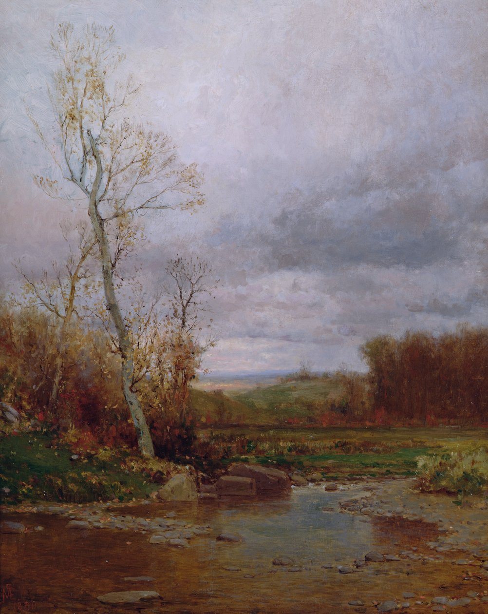 Krajobraz rzeczny, 1880 autorstwa Jervis McEntee