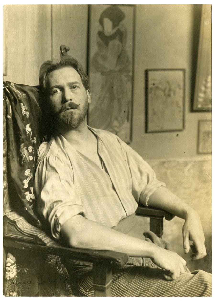Albert Herter, c.1905-06 autorstwa Jessie Tarbox Beals