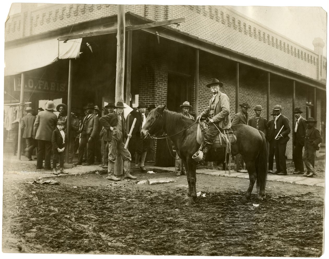 Scena uliczna w Arkansas autorstwa Jessie Tarbox Beals