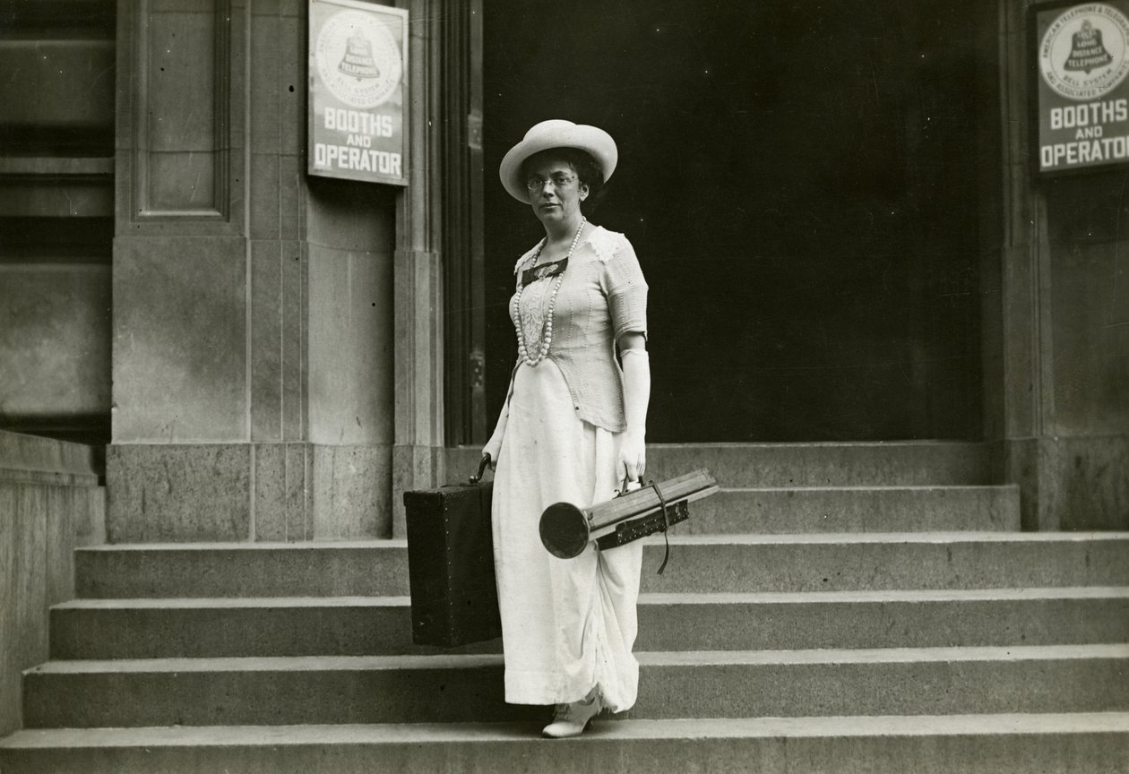 Beals w pracy, 1904 autorstwa Jessie Tarbox Beals