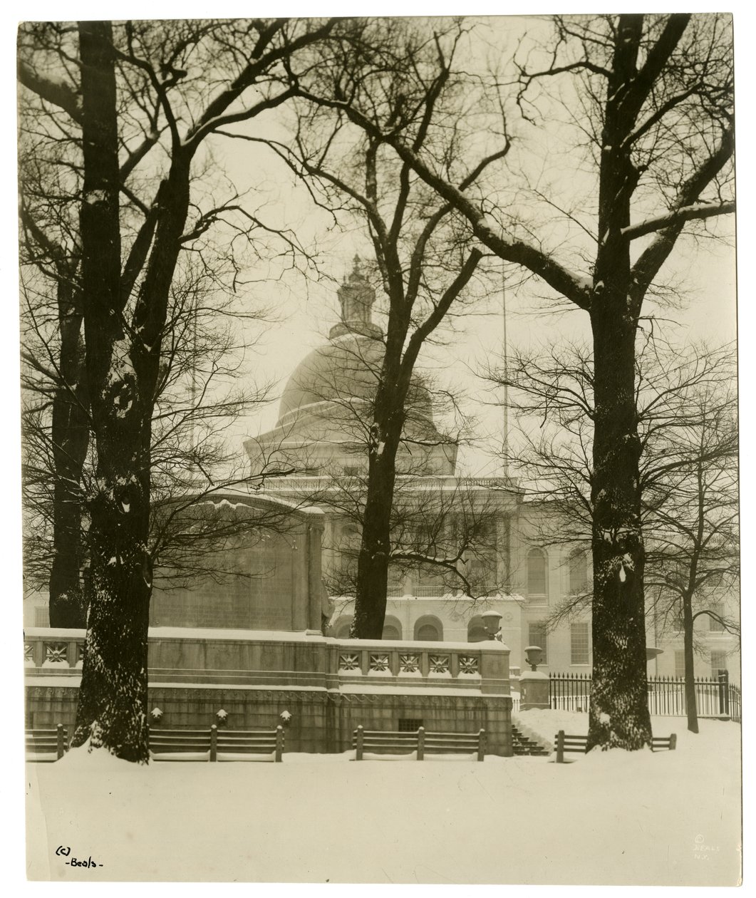 Boston, USA, ok.1902-10 (zdjęcie żelatynowo-srebrowe) autorstwa Jessie Tarbox Beals