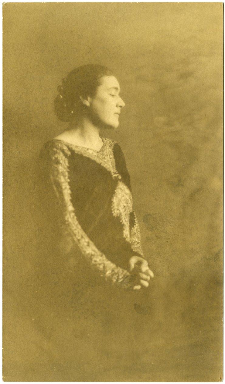 Fanny Hurst, ok.1909-20 (zdjęcie żelatynowo-srebrowe) autorstwa Jessie Tarbox Beals