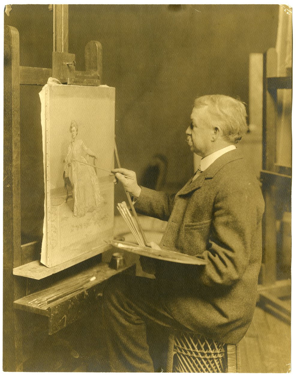 Frank Willett, ok. 1905-40 (zdjęcie żelatynowo-srebrowe) autorstwa Jessie Tarbox Beals