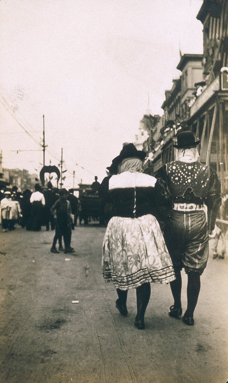 Nowy Orlean, Mardi Gras, ok. 1905 autorstwa Jessie Tarbox Beals