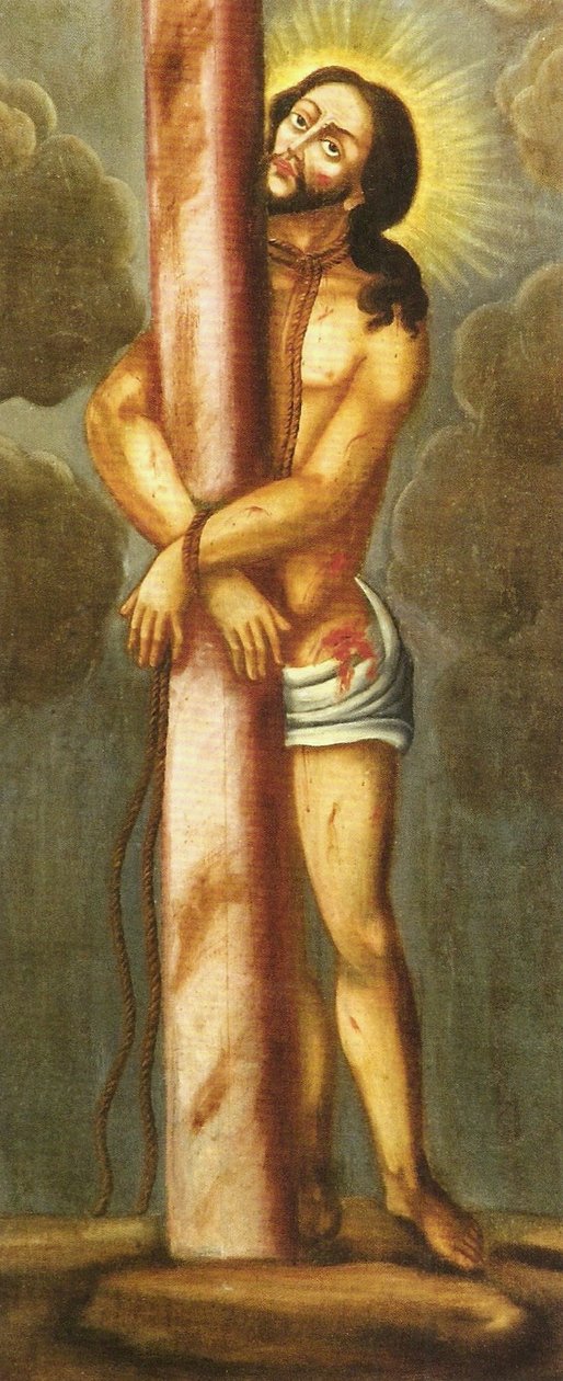 Chrystus przywiązany do kolumny autorstwa Jesuino do Monte Carmelo