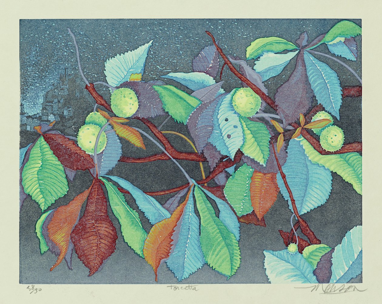 Torcetta, 2011 (drzeworyt) autorstwa Jim Monson