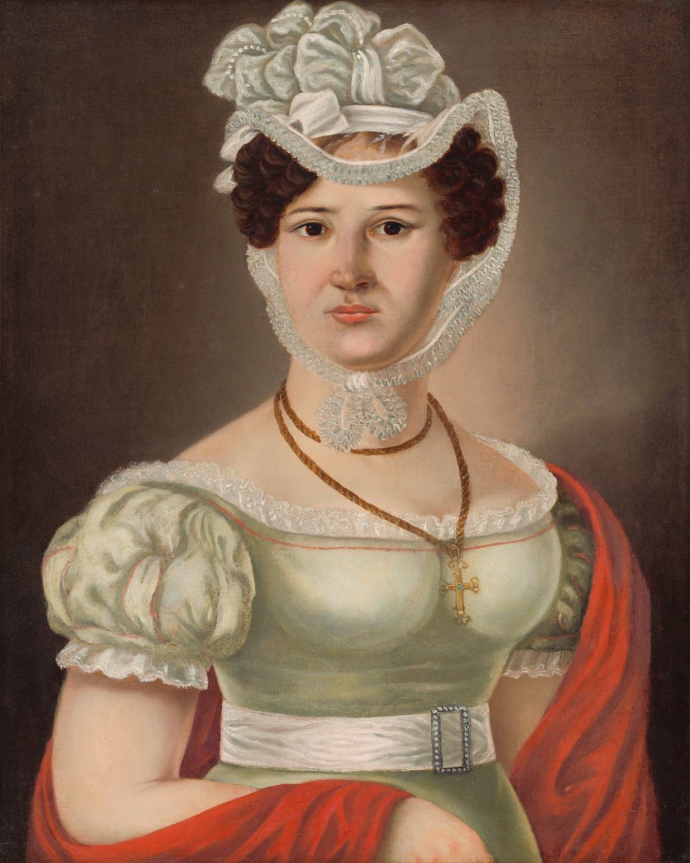 Portret młodej damy - s. Maléterová autorstwa János  Rombauer