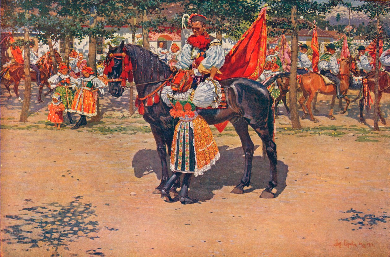 Na Festiwalu, 1911 autorstwa Joža Uprka