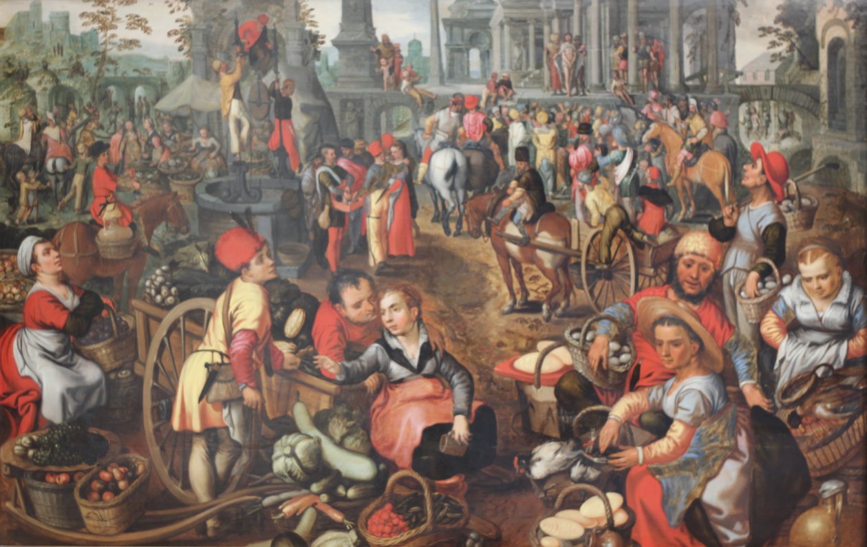 Rynek z Ecce Homo autorstwa Joachim Beuckelaer