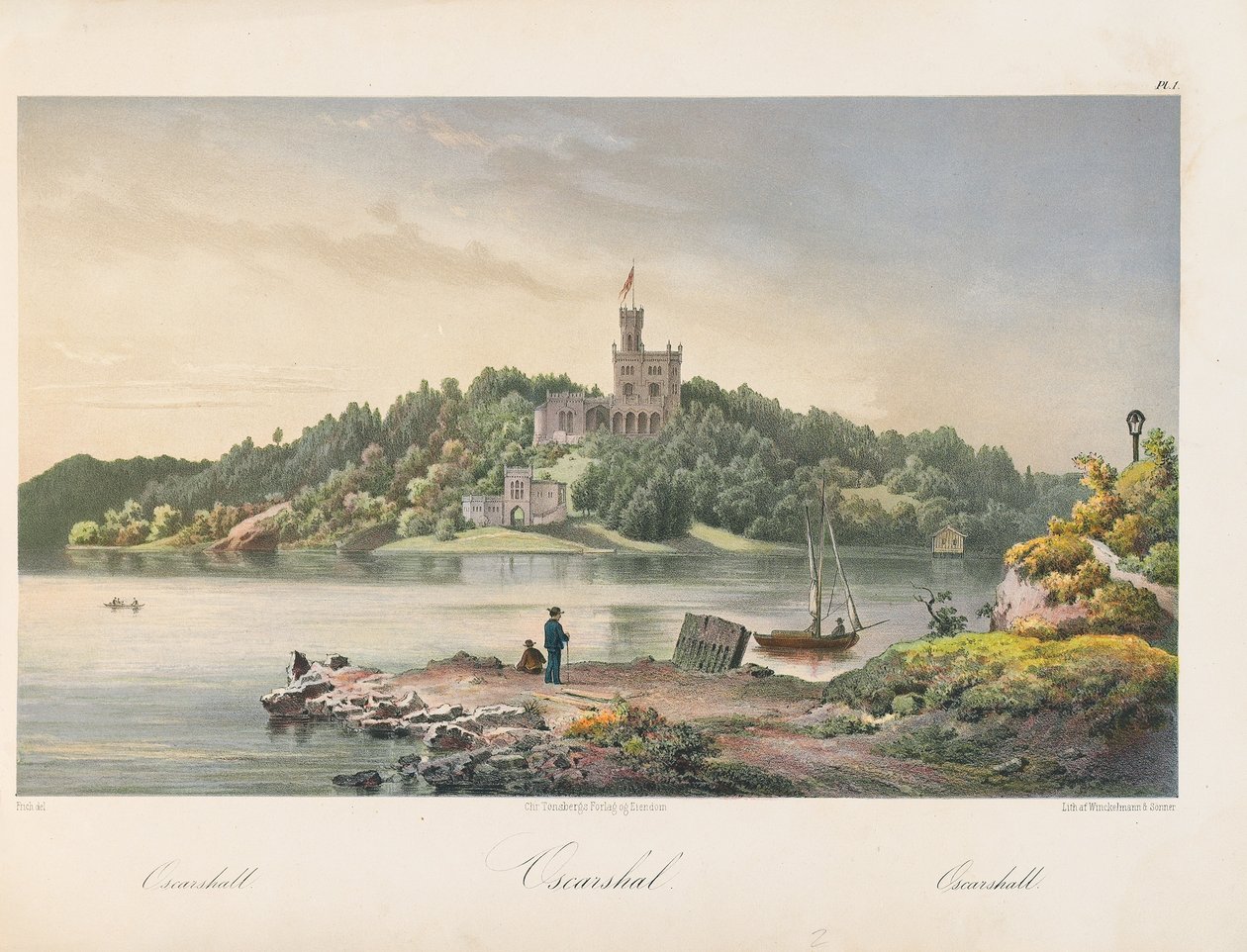 Widok Oscarasza, 1852 autorstwa Joachim Frich