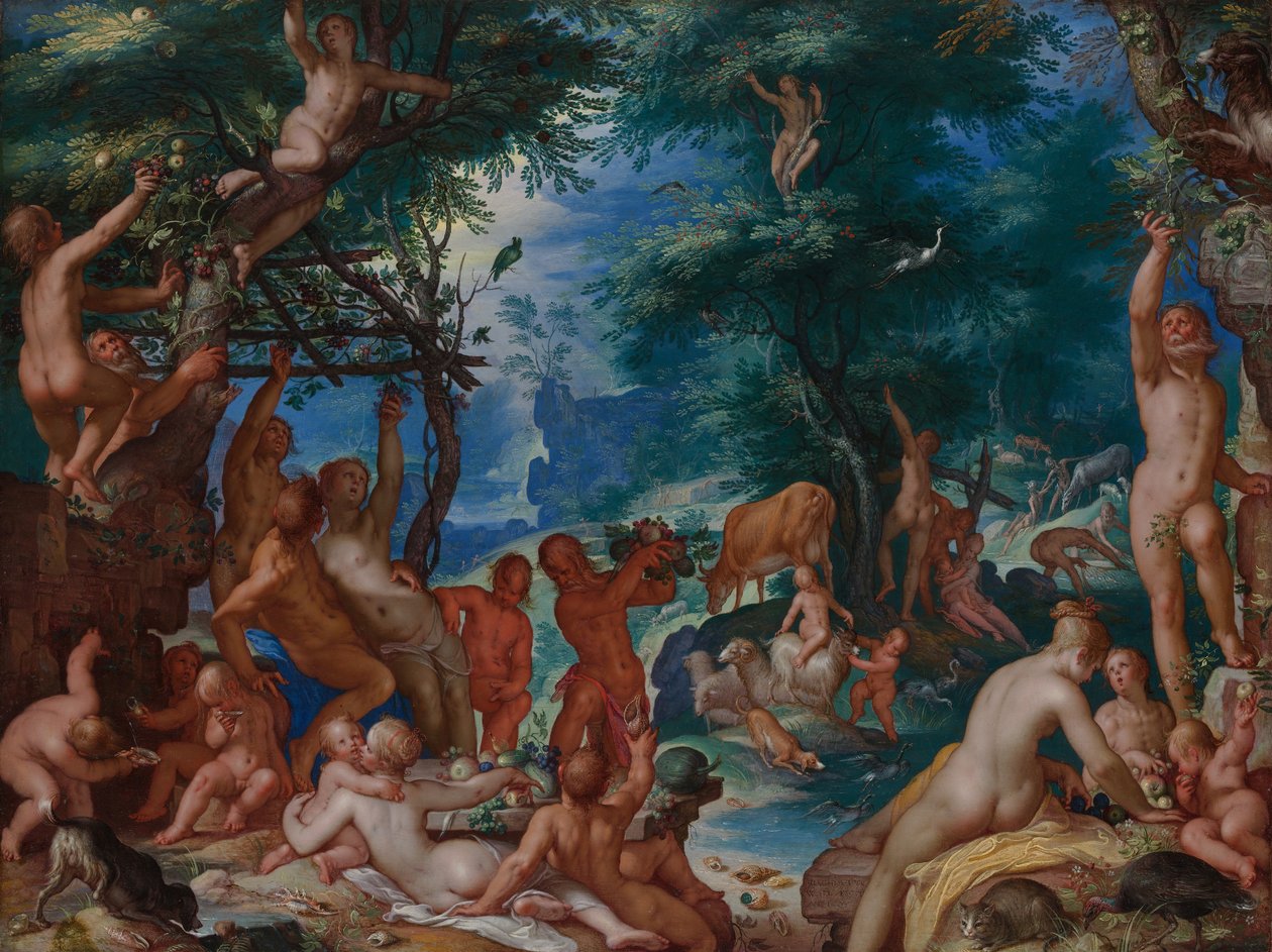 Złoty Wiek, 1605. autorstwa Joachim Anthonisz Wtewael