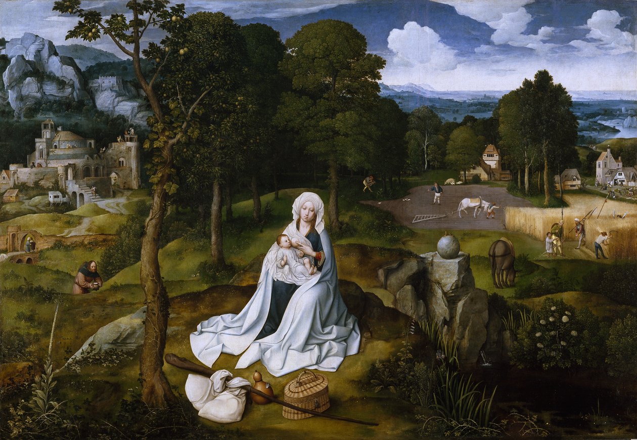 Ucieczka do Egiptu autorstwa Joachim Patinir