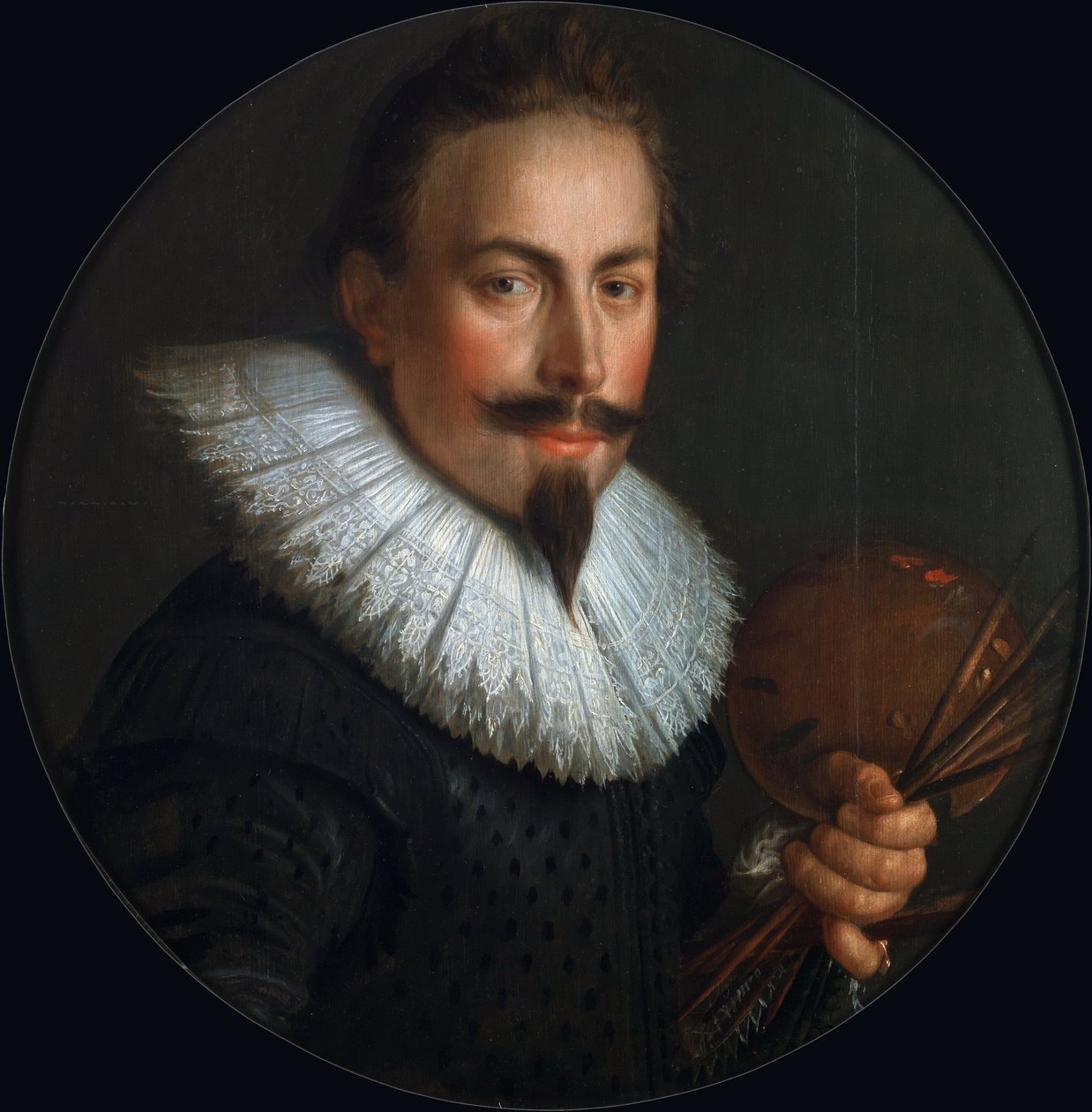 Portret Petera Wtewaela 1596-1660, 1628. autorstwa Joachim Wtewael or Utewael