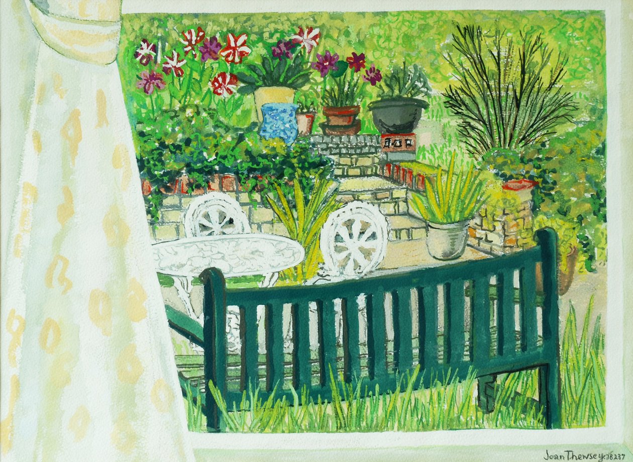 Cynthias Garden, 2011, gwasz autorstwa Joan Thewsey