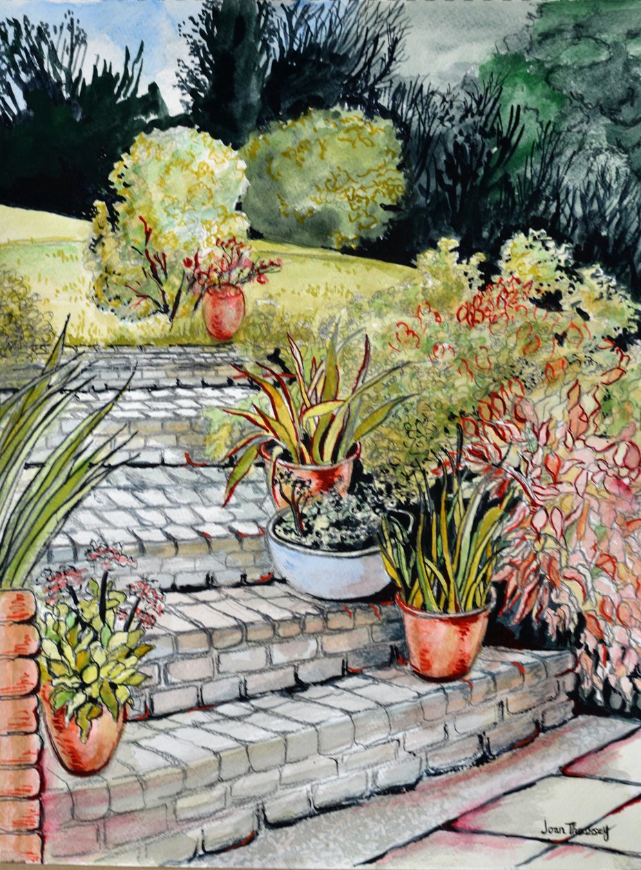 Kroki do ogrodu,2014 autorstwa Joan Thewsey