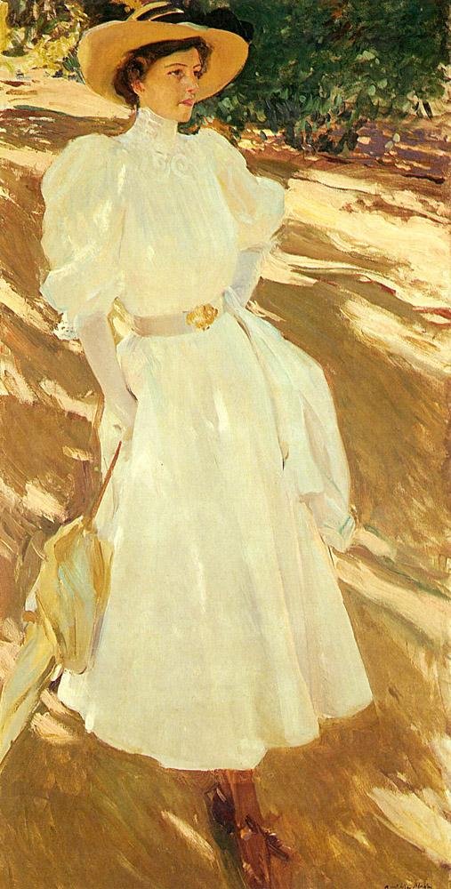 Maria w La Granja autorstwa Joaquín Sorolla
