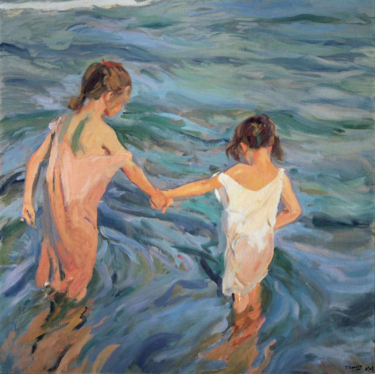 Dzieci w morzu autorstwa Joaquin Sorolla y Bastida