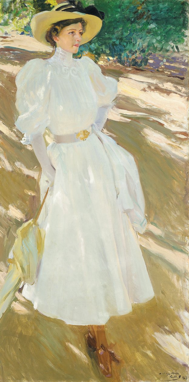 Maria w La Granja autorstwa Joaquín Sorolla