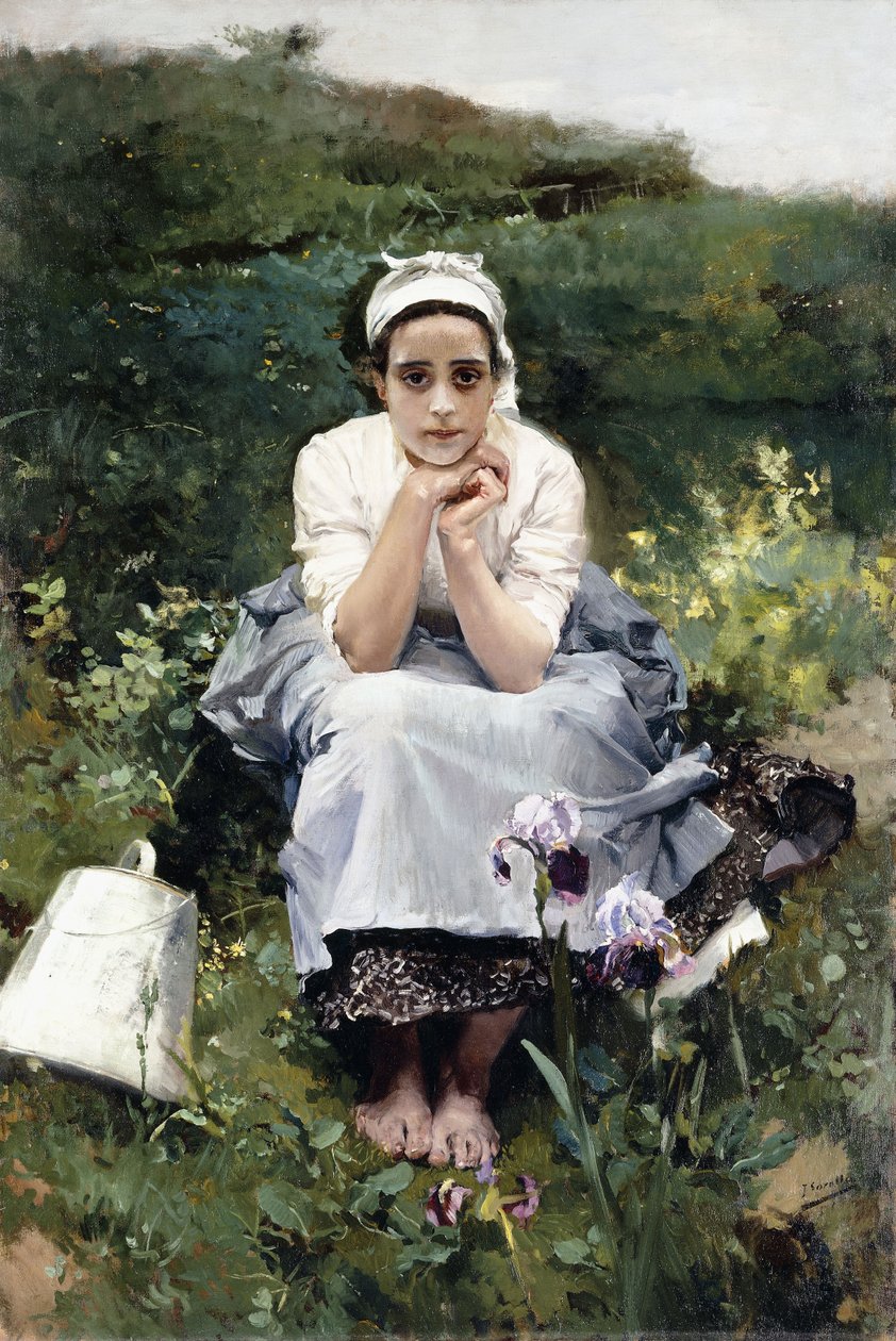 Mleczarka, ok. 1890 r autorstwa Joaquín Sorolla