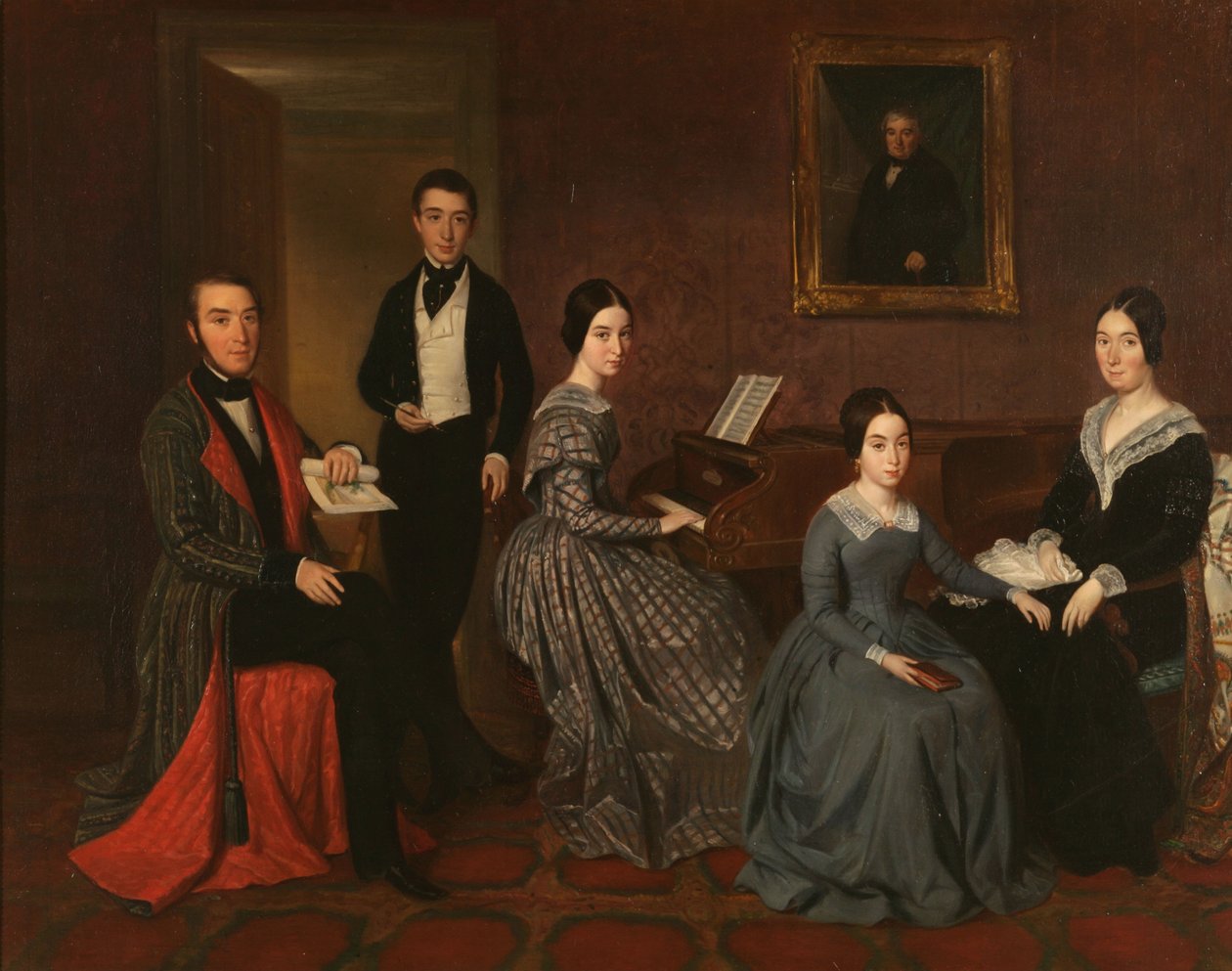 Rodzina Jorge Flaquer autorstwa Joaquim Espalter