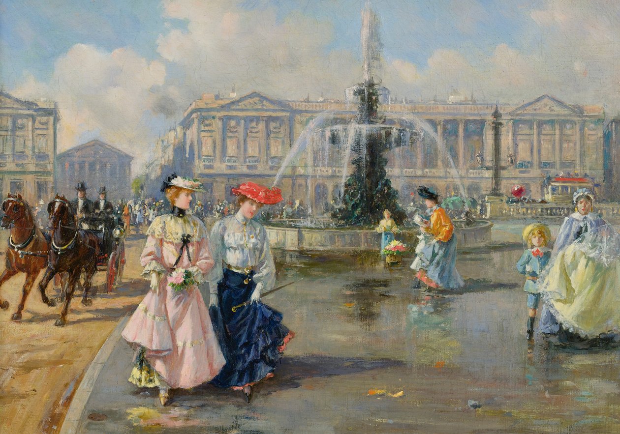 Place de la Concorde. autorstwa Joaquín Pallarés Allustante
