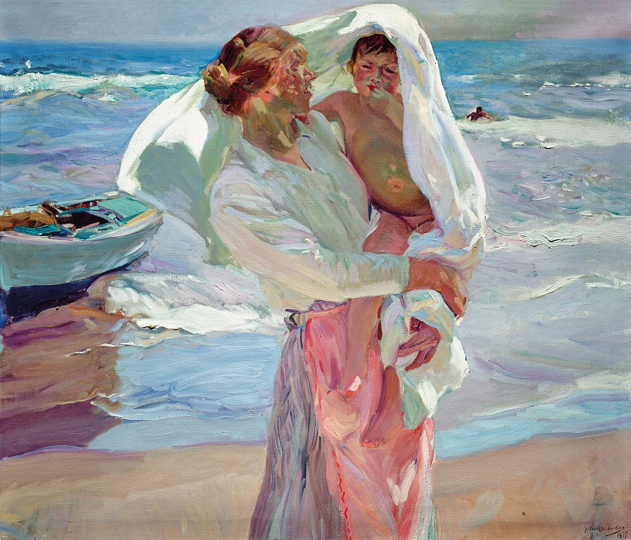 Po kąpieli autorstwa Joaquín Sorolla