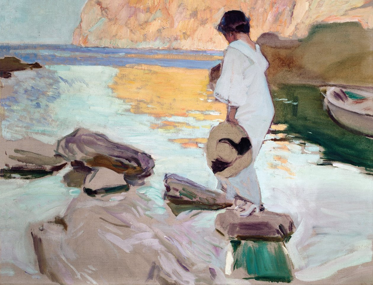 Elena do Cala de San Vicente autorstwa Joaquín Sorolla