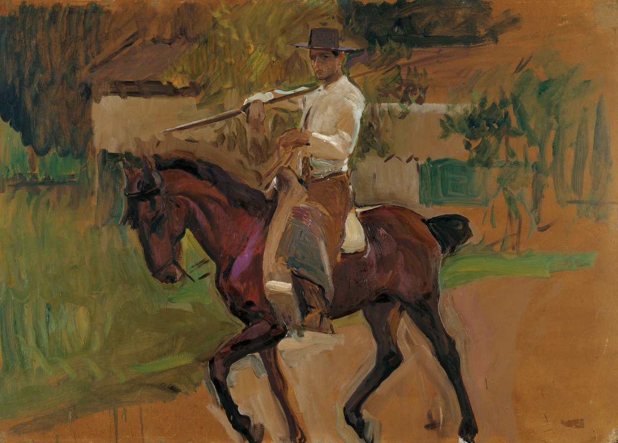Garrochista autorstwa Joaquín Sorolla
