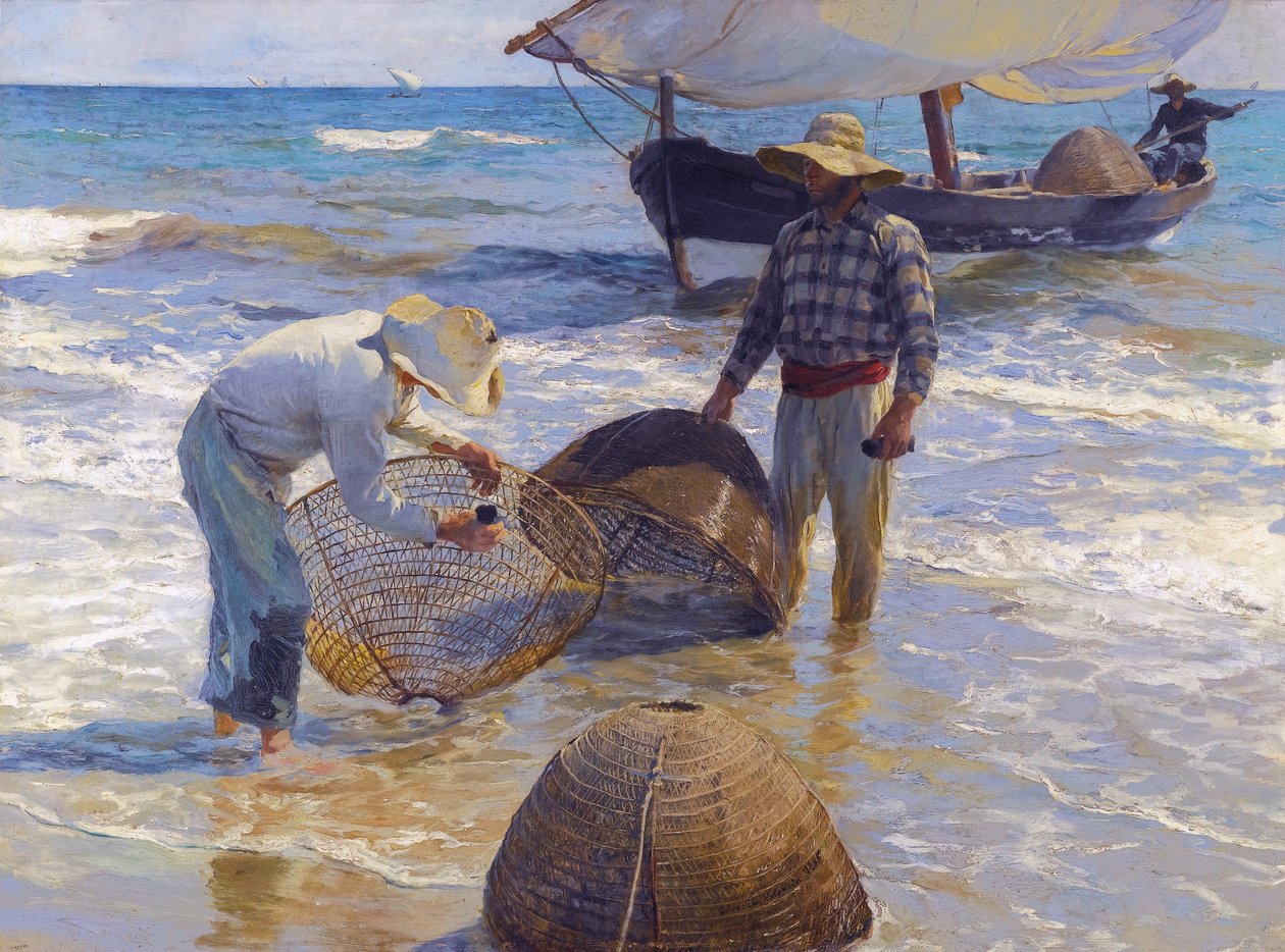Walenccy rybacy autorstwa Joaquín Sorolla