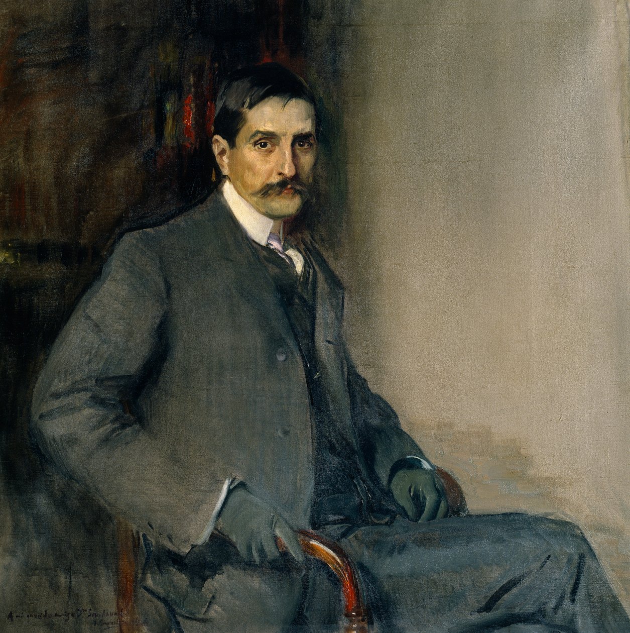 Portret Francisco Rodrígueza de Sandovala autorstwa Joaquín Sorolla
