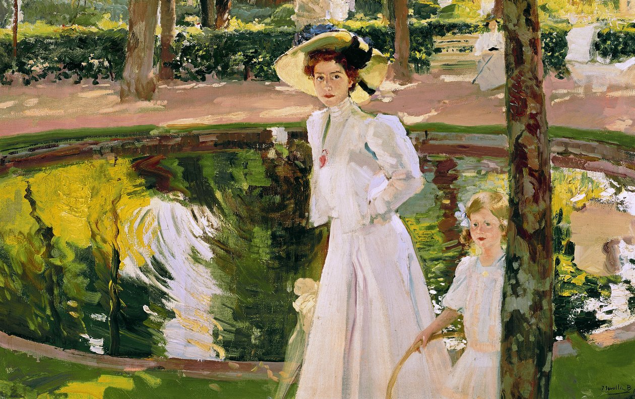 Ogród, 1913 autorstwa Joaquín Sorolla