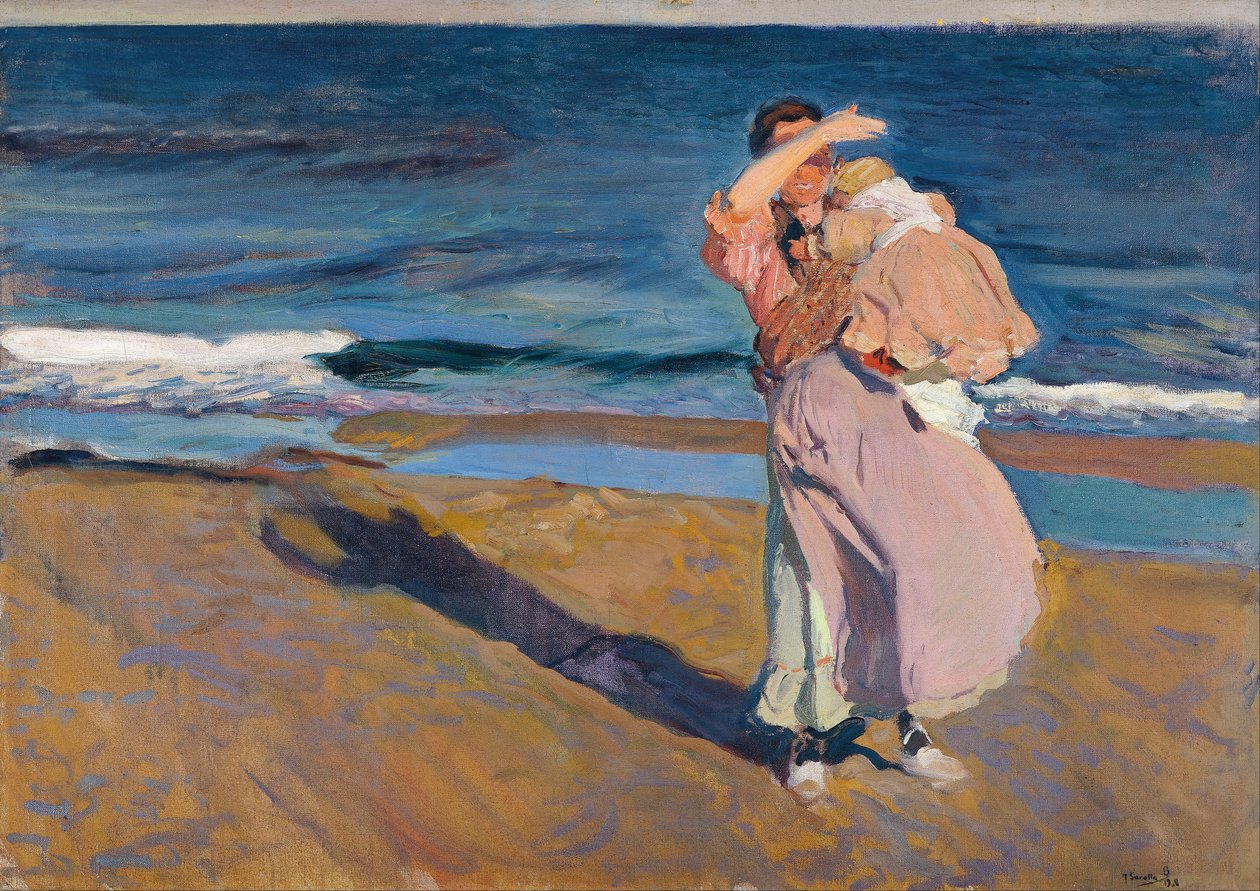 Rybaczki z synem autorstwa Joaquín Sorolla