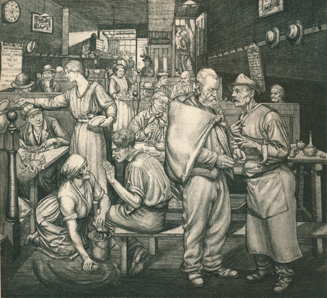 Jadalnia, Chelsea, c1911-1924, 1924 autorstwa Job Nixon