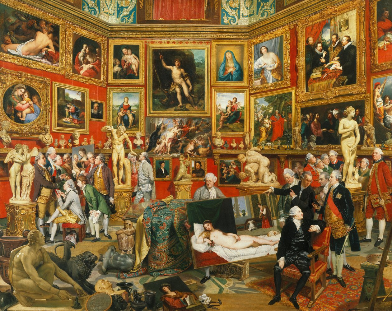 Trybuna Uffizi autorstwa Johan Joseph Zoffany