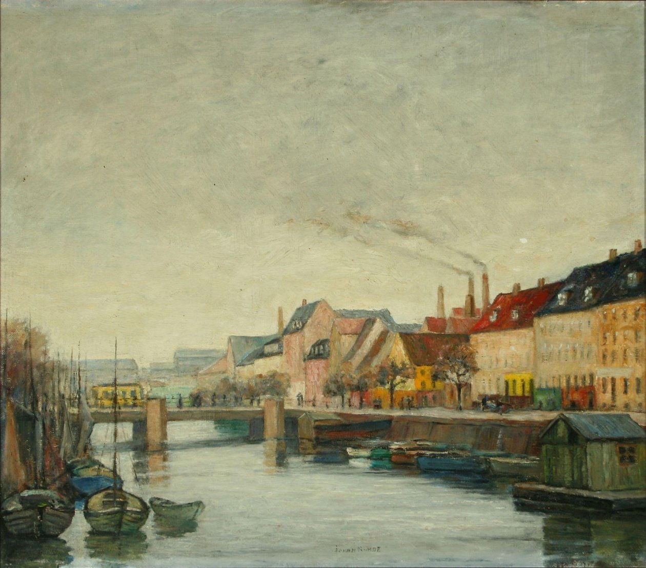 Sceneria kanału z Kopenhagi Angielski: Sceneria kanału z Kopenhagi autorstwa Johan Rohde