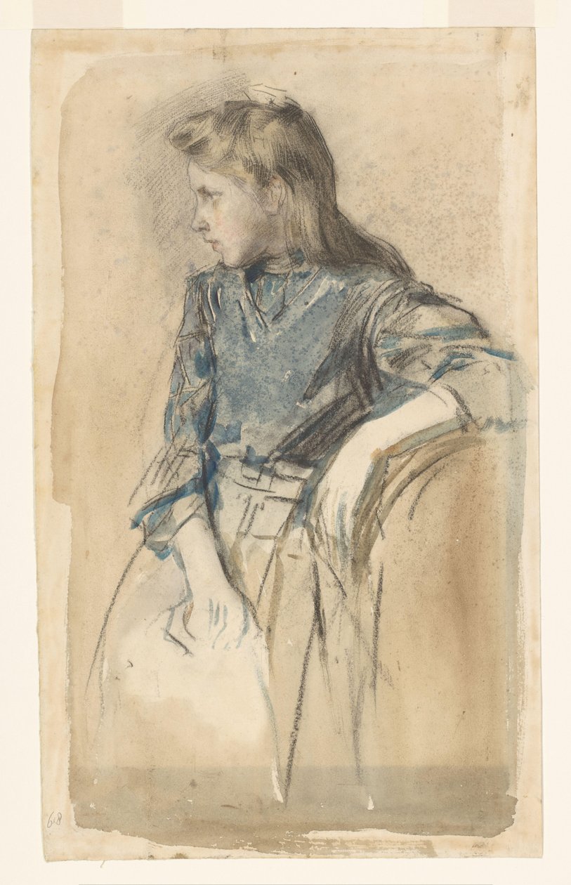 Blondynka autorstwa Johan Antonie de Jonge