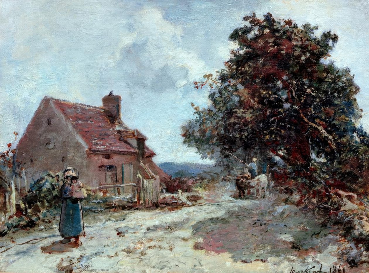 Wokół Nevers autorstwa Johan Barthold Jongkind