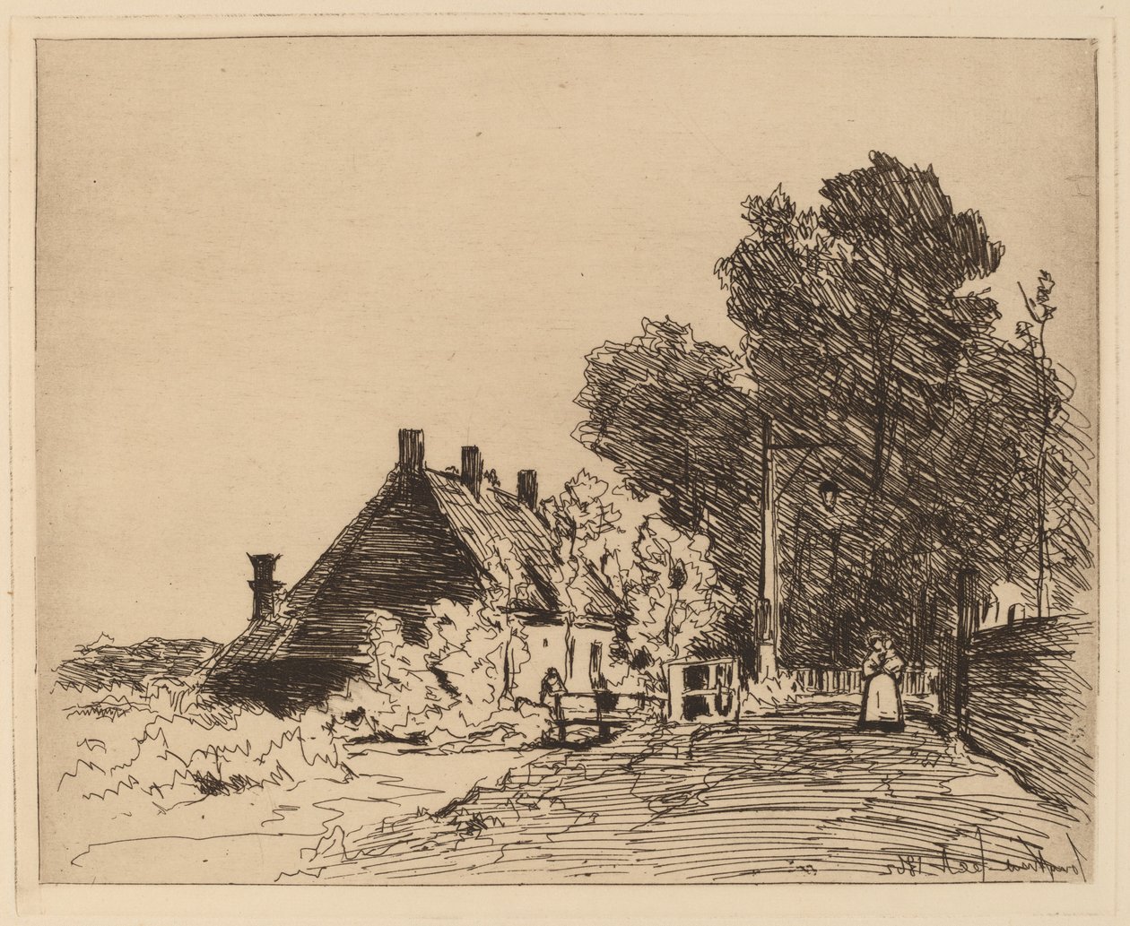 Pielęgniarka autorstwa Johan Barthold Jongkind