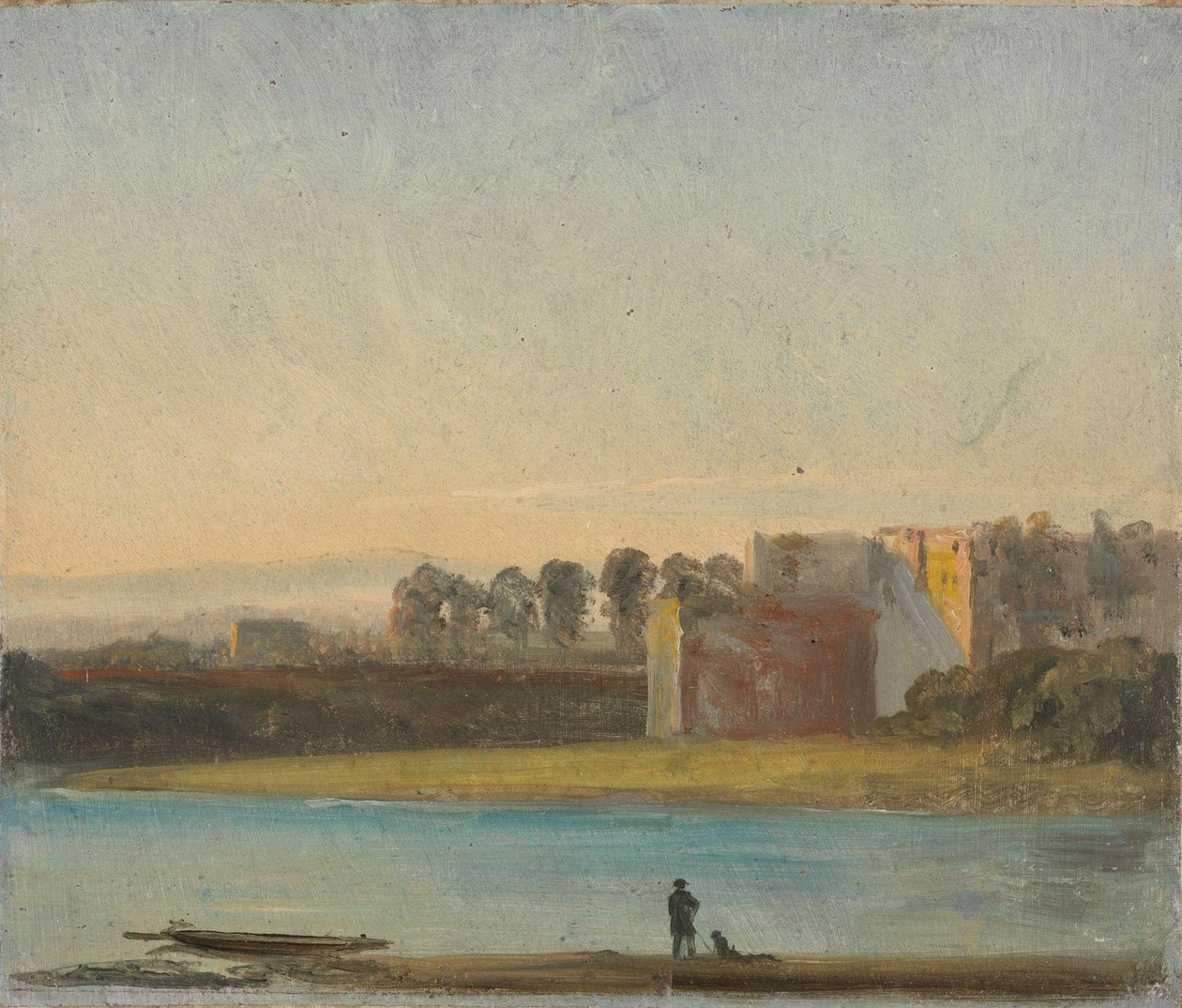 Widok na Łabę autorstwa Johan Christian Dahl