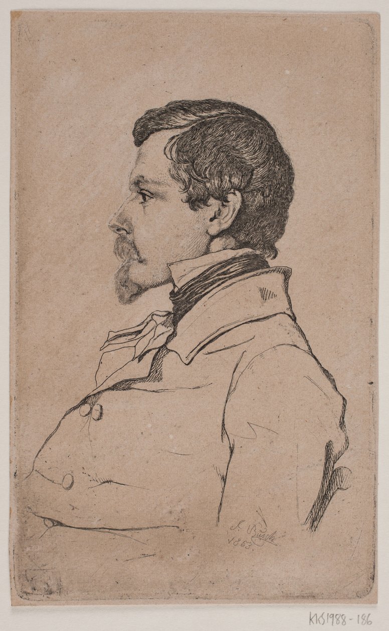Portret Jakuba Kornerupa autorstwa Johan Frederik Busch