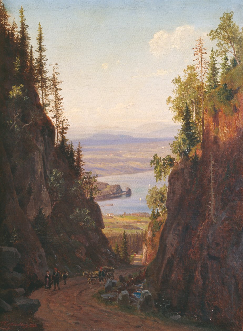 Krajobraz Z Krokkleiva autorstwa Johan Fredrik Eckersberg