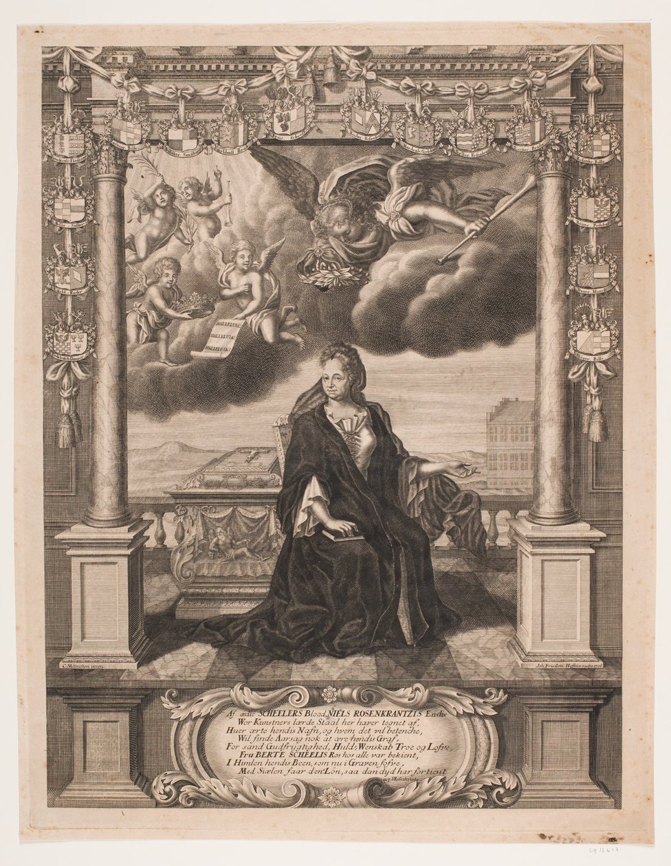 Birgitte Rosenkrantz, z d. Skeel autorstwa Johan Friedlein
