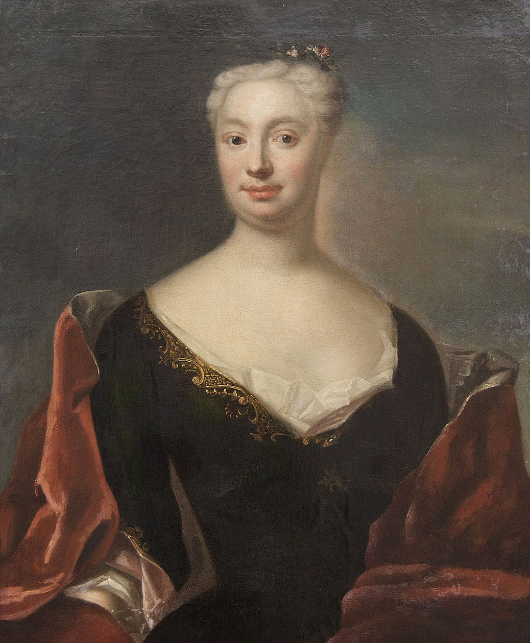 Barbro Fleming z Lieblitz 1699-1747 autorstwa Johan Henrik Scheffel