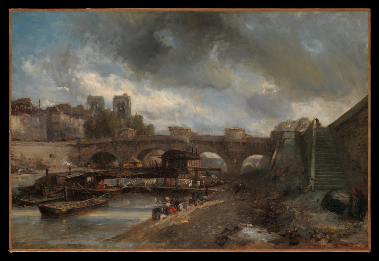 Pont Neuf autorstwa Johan Jongkind