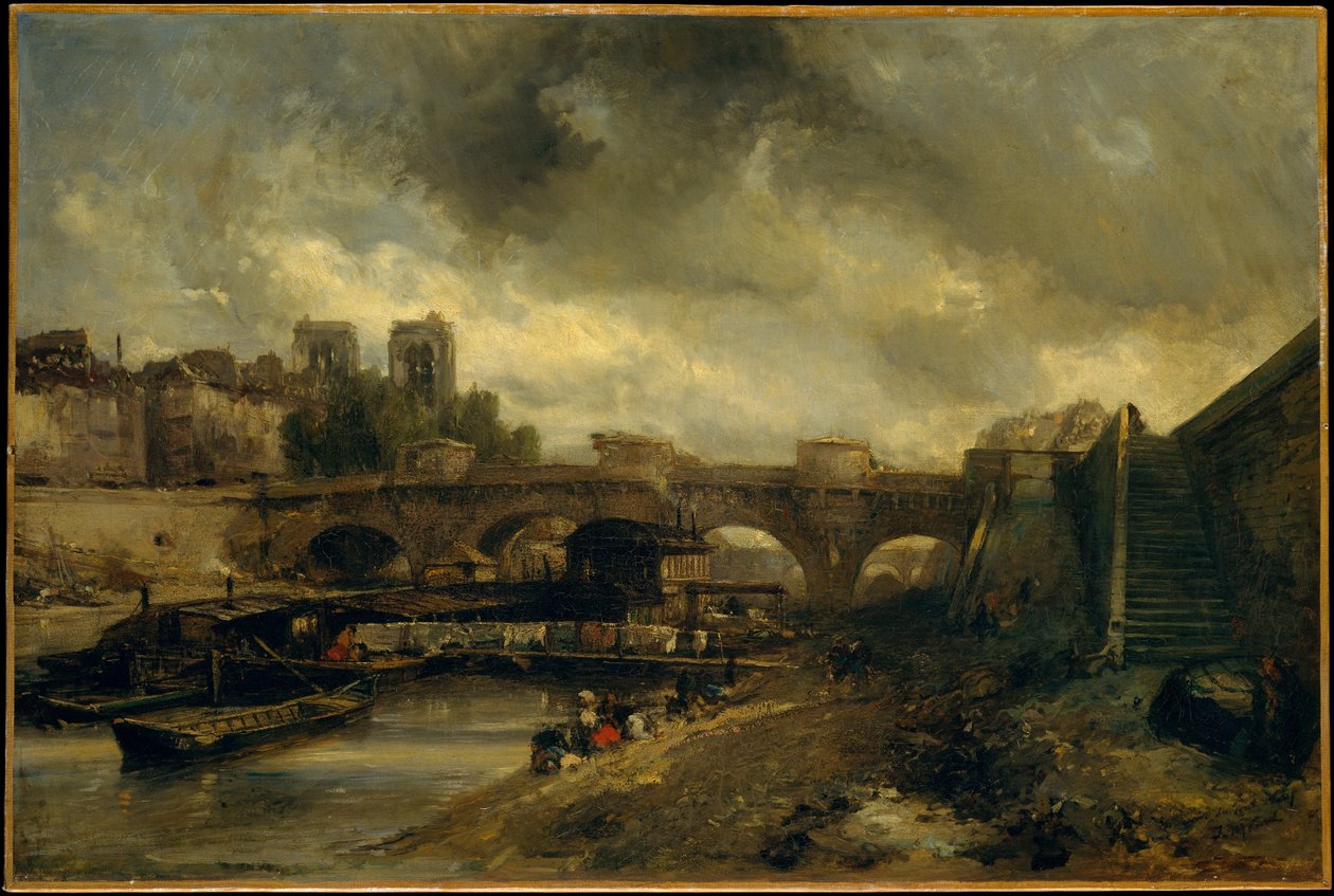 Pont Neuf autorstwa Johan Jongkind